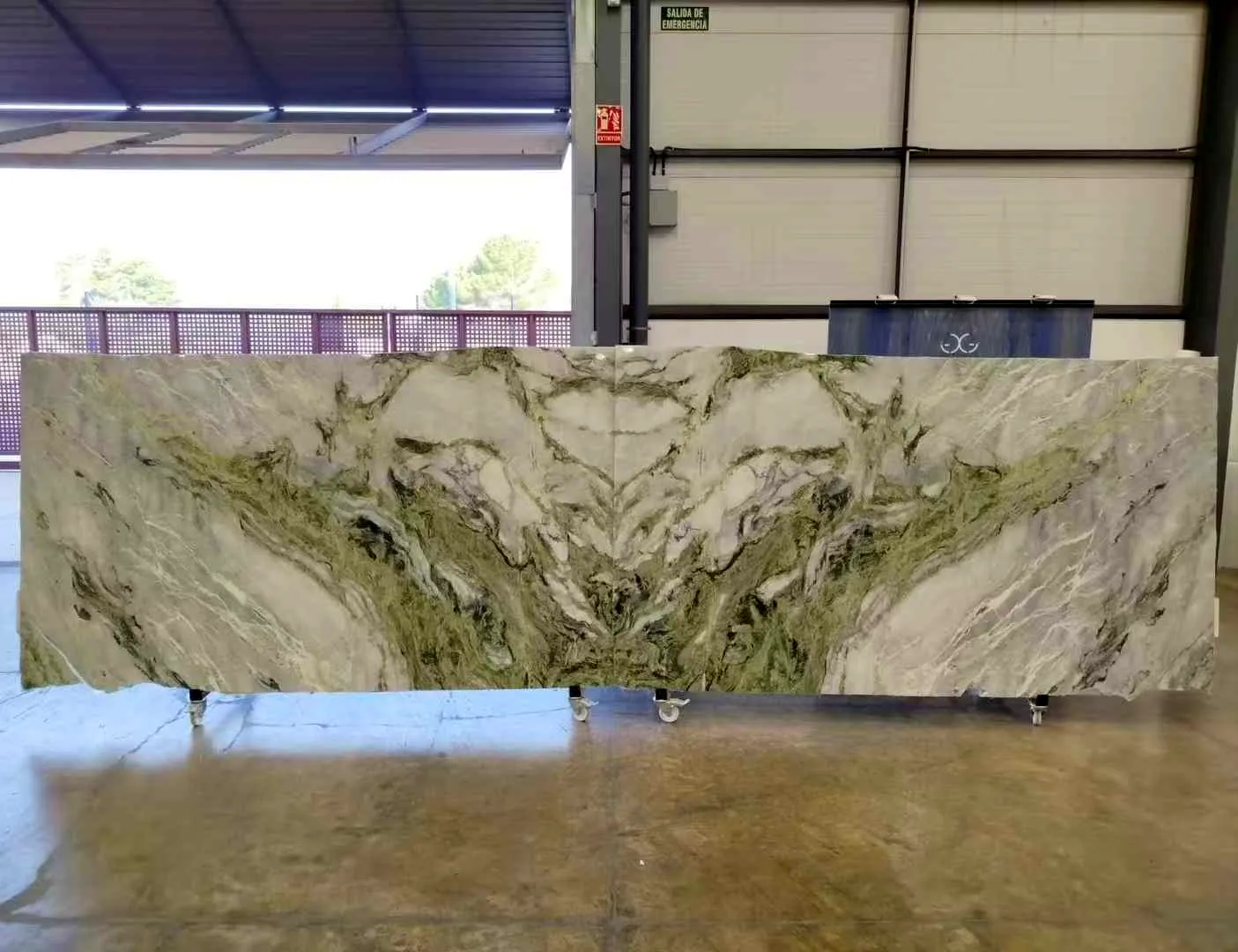 Jade Green: real slab in our warehouse