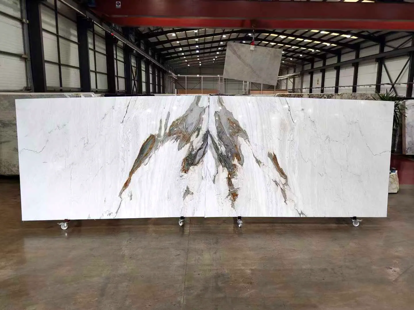 Macchia Vecchia Quartzite: real slab in our warehouse